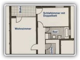 Grundriss der Wohnung